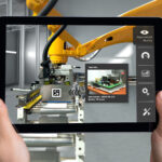 Smart Logistic Warehouse Technology Augmented Reality Marketing X-ray.